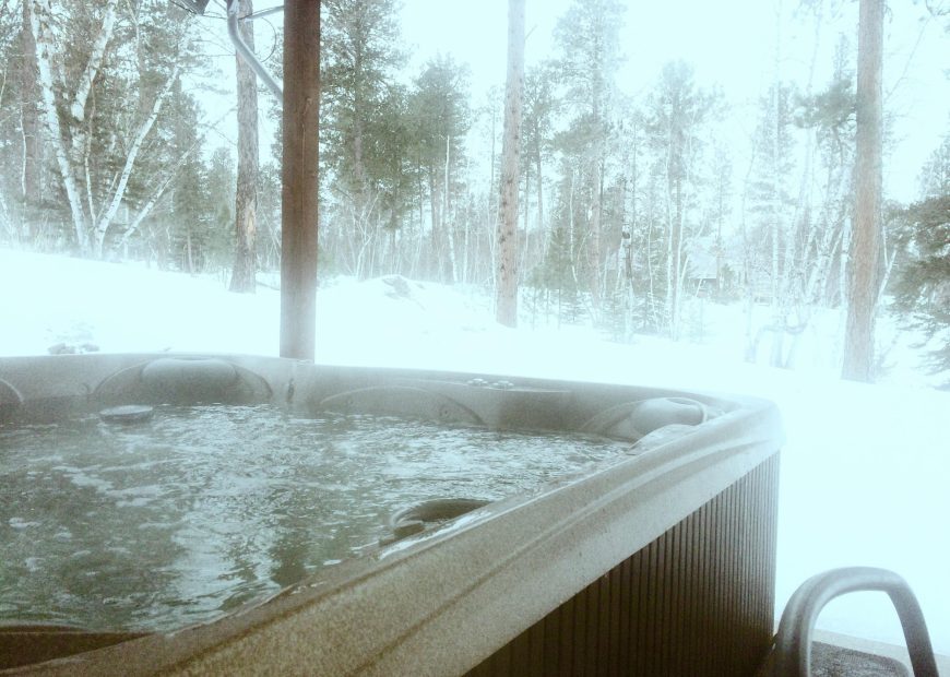 Hot Tub in the winter